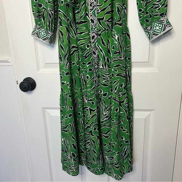 Diane Von Furstenberg Alea Printed Crepe Midi Dress - Picture 9 of 15